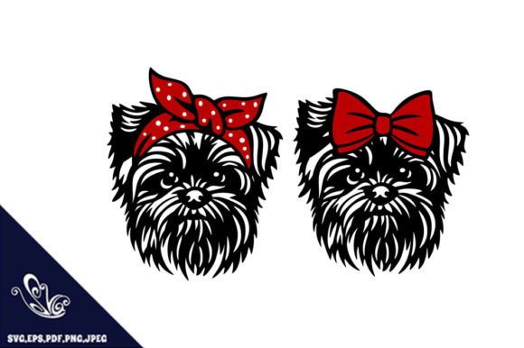 Affenpinscher Mom SVG Designs for Graphics & Crafts