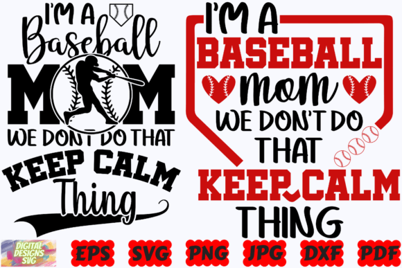 Baseball Mom SVG: Graphics for Crafts