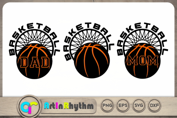 Basketball Mom Svg Basketball Dad Svg Graphics