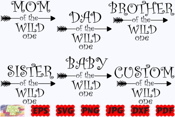 Family Wild SVG: Modern Graphics for Crafts