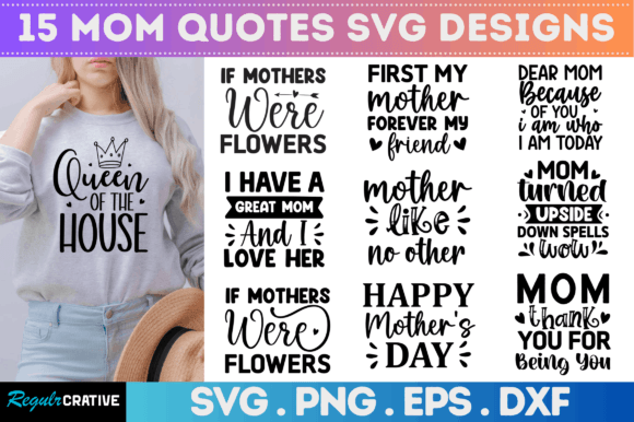 Mom Life Svg Bundle: Graphics for Crafts