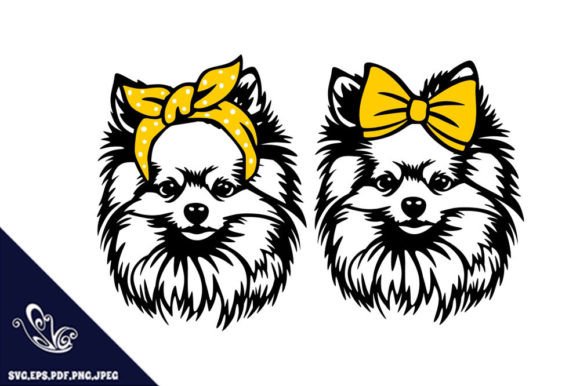 Pomeranian Mom SVG Design for Crafts & Graphics