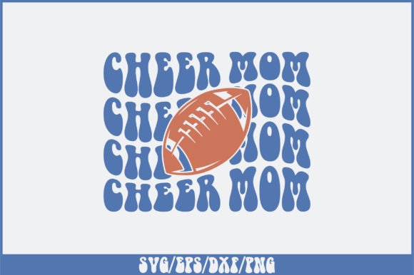 Retro Cheer Mom SVG: Crafts & Graphics